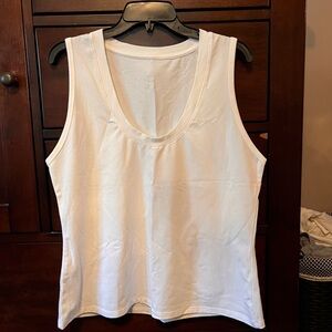 a new day White Tank Top
